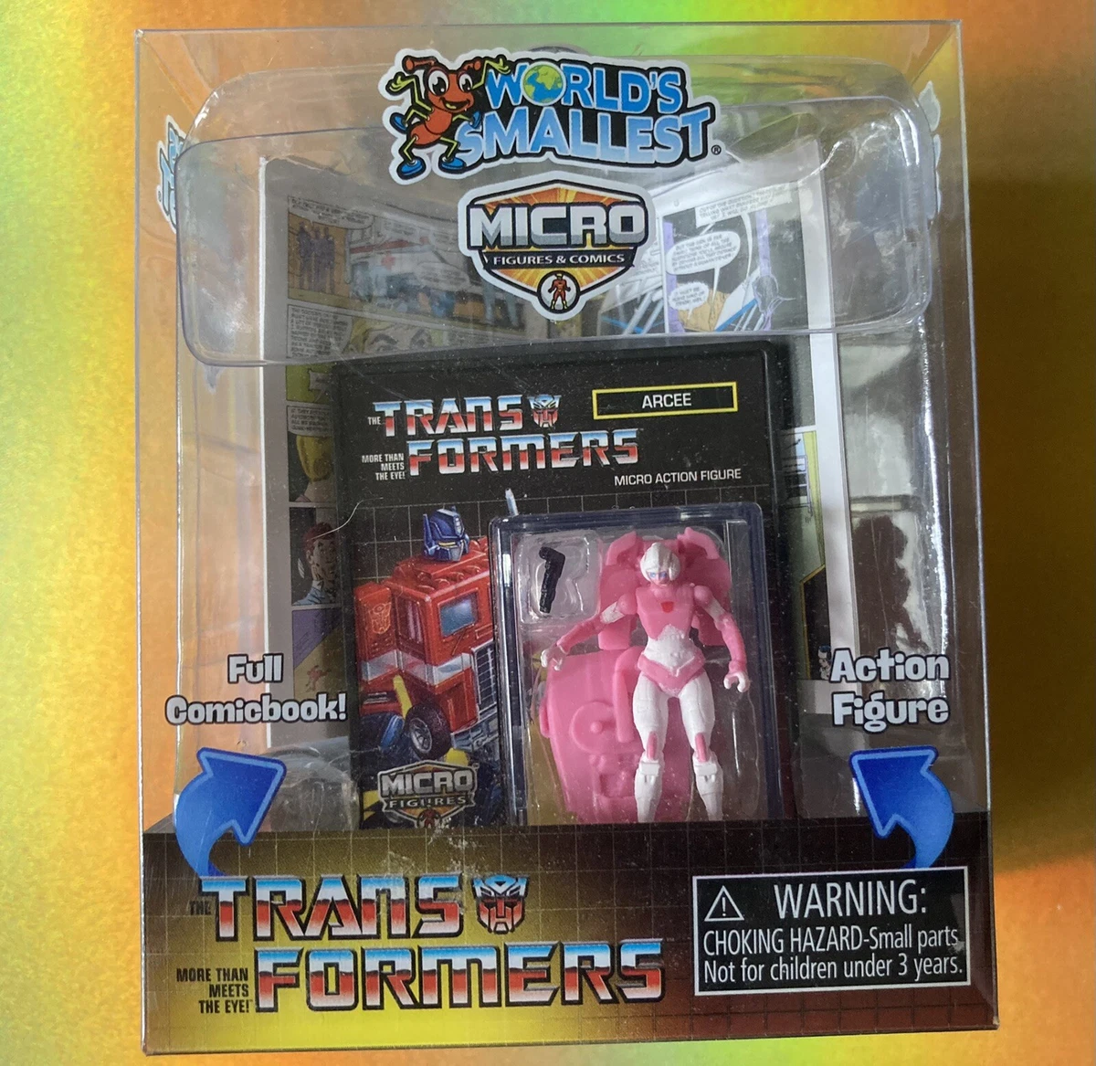 New World Smallest Toys Transformers Arcee Micro Action Figure