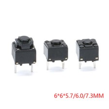 6x6x5.7mm 6x6x6.0mm 6x6x7.3mm Tact Switch Mouse Micro Switch Push Button Switch