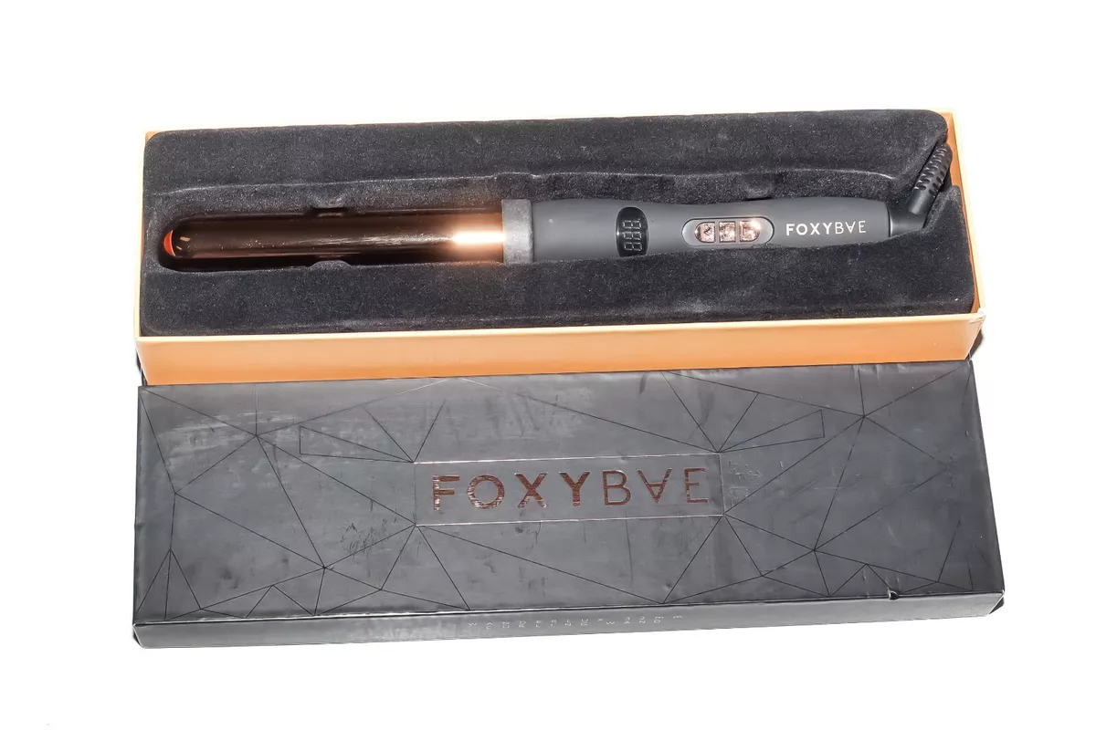 FOXYBAE Wanderlux 32mm Curling Wand Rose Gold Titanium Big and