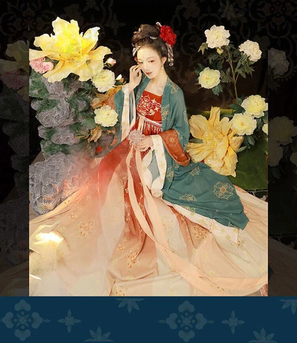 Women Chinese Traditional Hanfu Embroidery Dress Ancient Costumes Robe Clothes - Picture 12 of 27