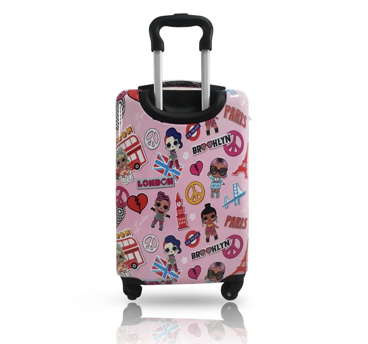 LOL Surprise Jet Set Hardside Spinner Luggage for Kids-20 inch Carry-on Suitcase