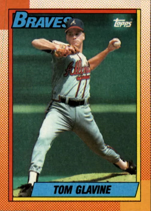 Tom Glavine trading card