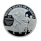 The Bill of Rights Silver Bullion Commemoratives 4th Amendment 1 Oz .999 Silver