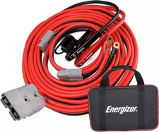 Energizer Jumper Cables, 30 feet, 1 Gauge, 800A, Booster Battery Cables with Per
