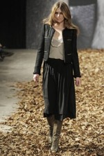 By Malene Birger Runway Designer Jasmia Chain Tweed Jacket In Charcoal Black