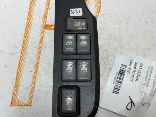 2001-2002 PONTIAC AZTEK FRONT LEFT DRIVER MASTER POWER WINDOW CONTROL SWITCH OEM - Picture 2 of 6