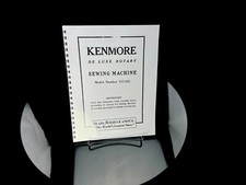 Sears Kenmore 117.552 De Luxe Rotary Sewing Machine Instructions User Manual