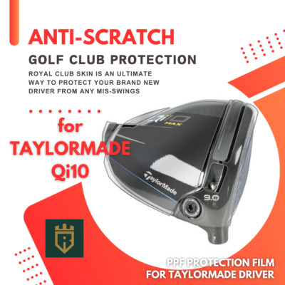 for Taylormade Qi10 Drivers Royal Club Skin Golf Club Protection Film Protector
