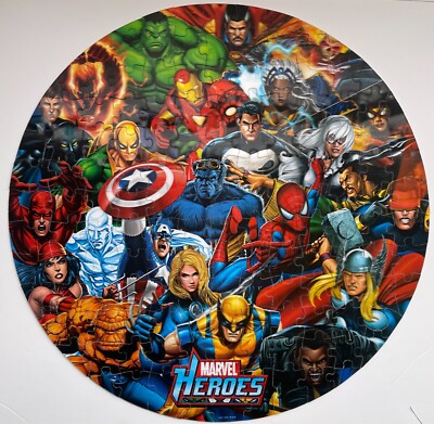 Marvel Heroes Lenticular 3D Circle of Friends 150 Piece Puzzle 18