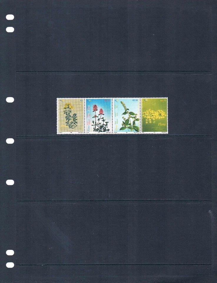 Valor Scott de $8,00 - 2008 flores KOSOVO vida silvestre europea CV MNH NH UMM Foto 2 de 4