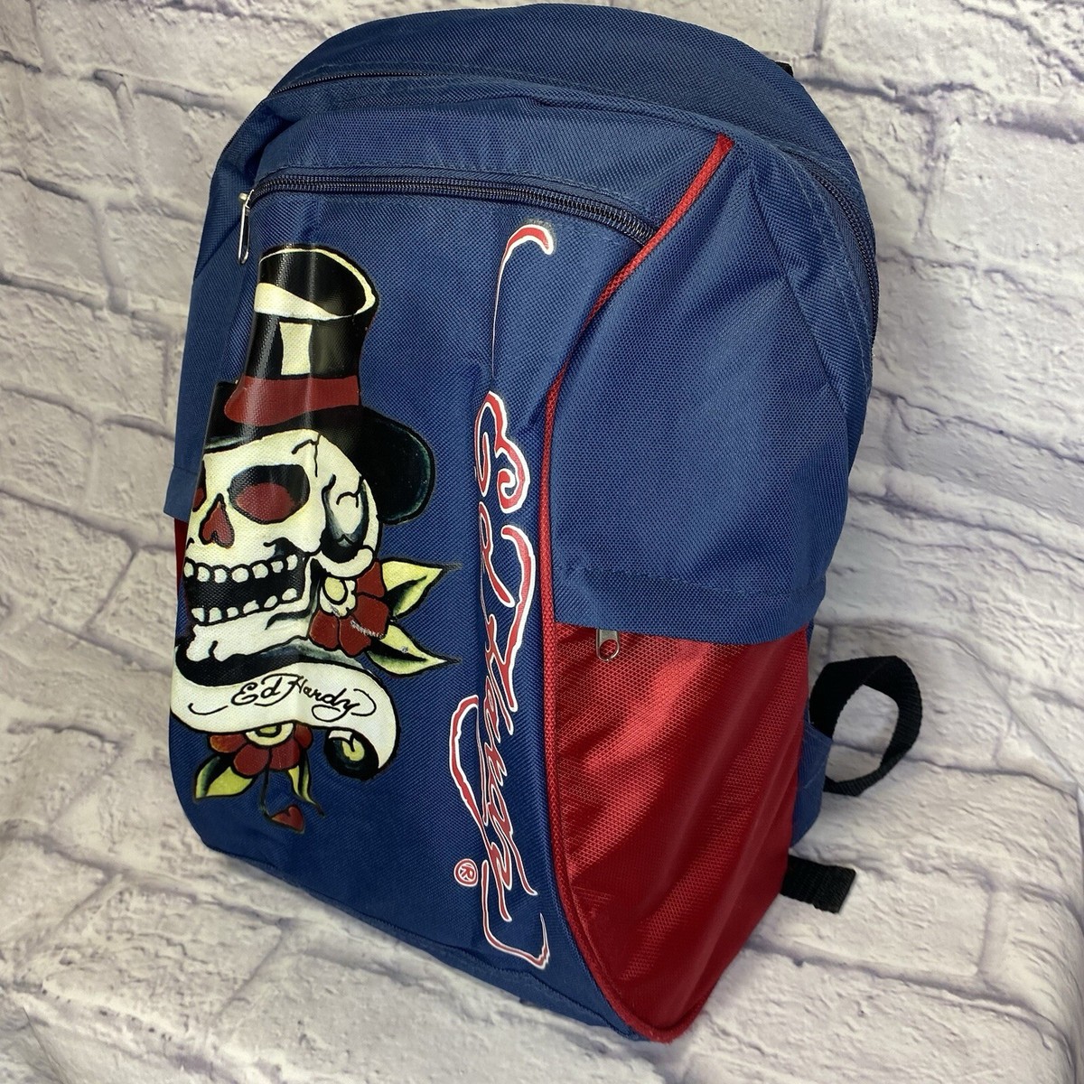 ED Hardy バックパック スカルデザイン Ed Hardy スカルデザインバックパック - メルカリ