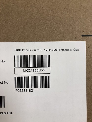 HPE DL38X DL380 DL385 Gen10 Plus 12Gb SAS Expander Card P23388-B21 4LFF 8SFF etc - Picture 2 of 3