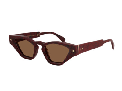 XLAB Sunglasses mod. SUMATRA  MARBLE BORDEAUX / POLARIZED BROWN