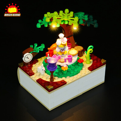 Brick Shine - GC Light Kit for Lego Alice in Wonderland Bricktober 6384694 (NEW)