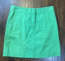 Vintage Lilly Pulitzer Green Preppy Mini Skirt White Label Women s Sz 0