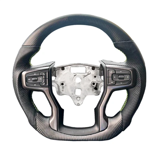 Steering Wheel For Chevrolet Silverado Cheyenne ZR2 Colorado Carbon Fiber