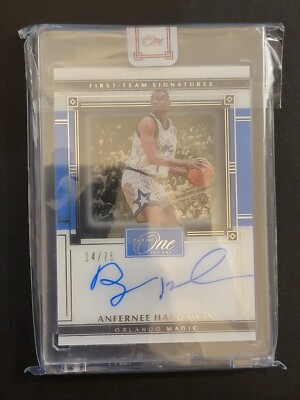 2020 Panini One and One First Team Signatures Anfernee hardaway Auto