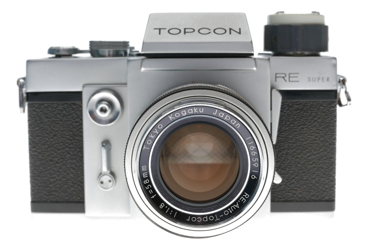 Topcon RE Super 35mm SLR Film Camera Auto-Topcor 1:1.8 f Topcon RE Super 35mm SLR Film Camera Auto-Topcor 1:1.8 f