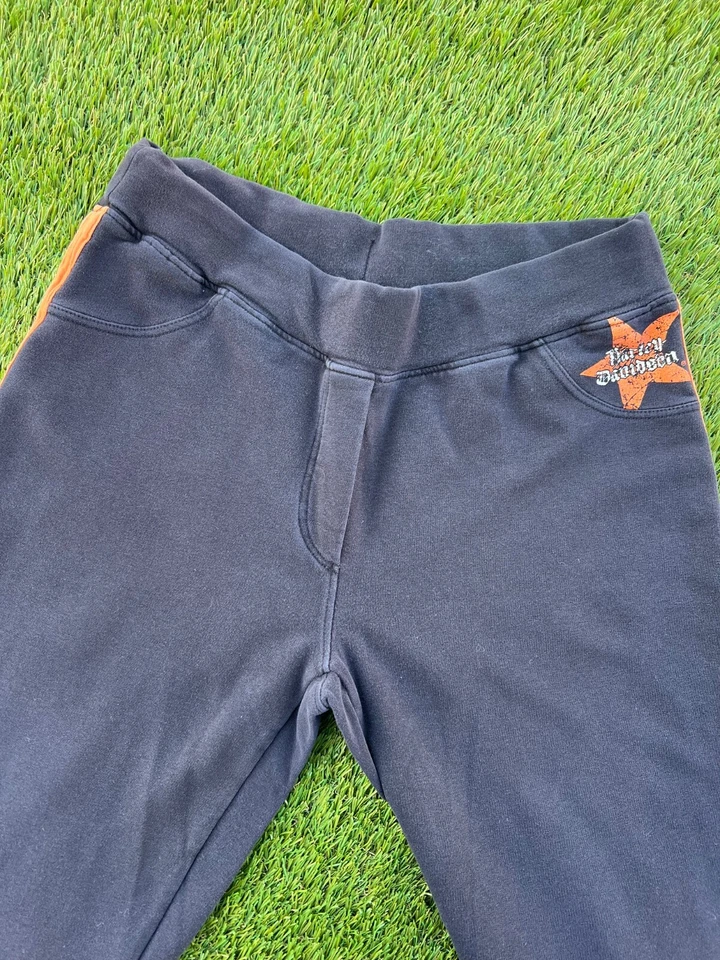 Vintage Y2K Harley Davidson Motorcycles Women's Girls Sweatpants Joggers Pants - Imagem 3 de 4