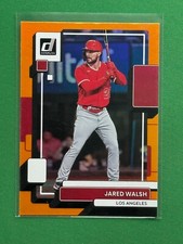 2022 Panini Donruss Baseball Jared Walsh #158 Base Holo Orange