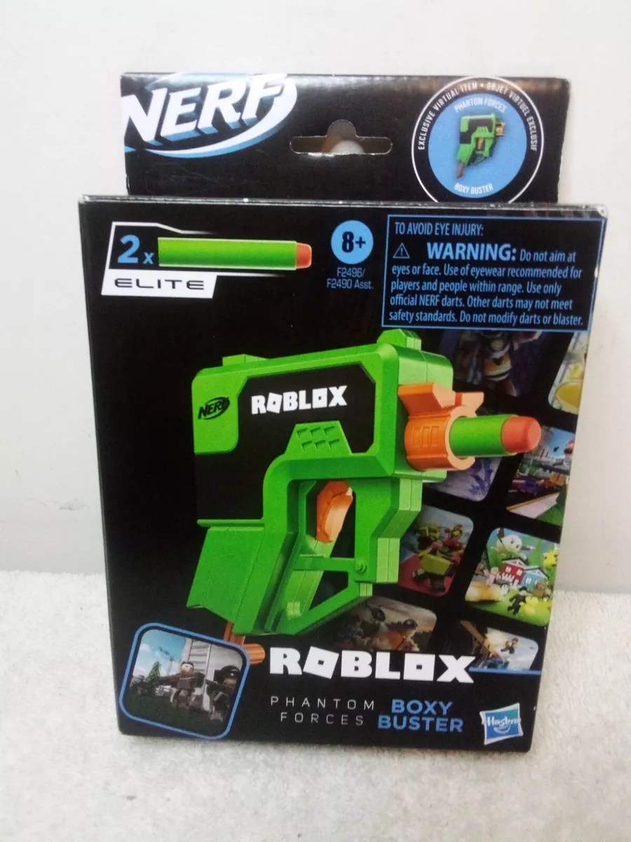 New Roblox Nerf Phantom Forces Boxy Buster Gun (Sealed W/Code)