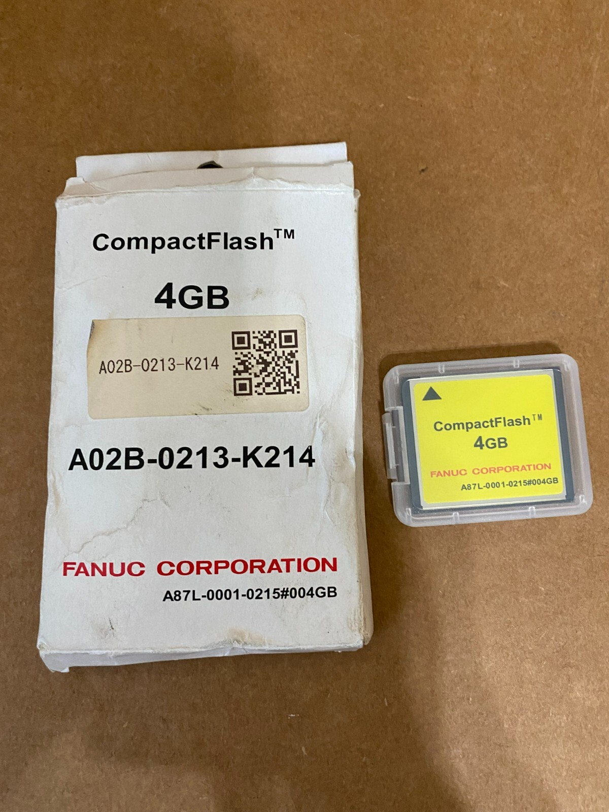 FANUC CF CARD COPMPACT FLASH A02B0213K214 A87L00010215004GB for