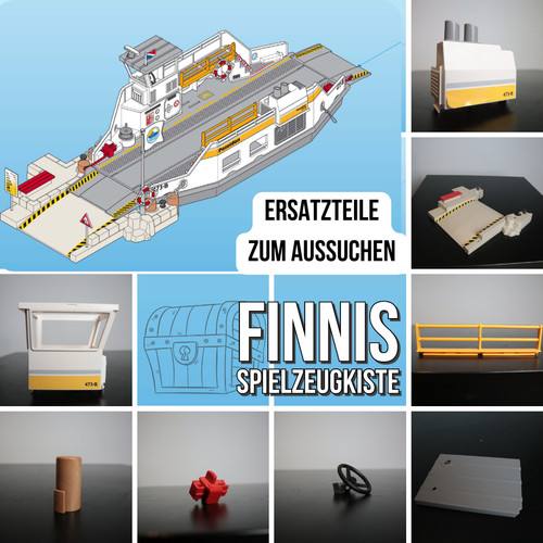 Playmobil 5127 Fähre Autofähre Poseidon Action Schiff Ersatzteile zum Aussuchen