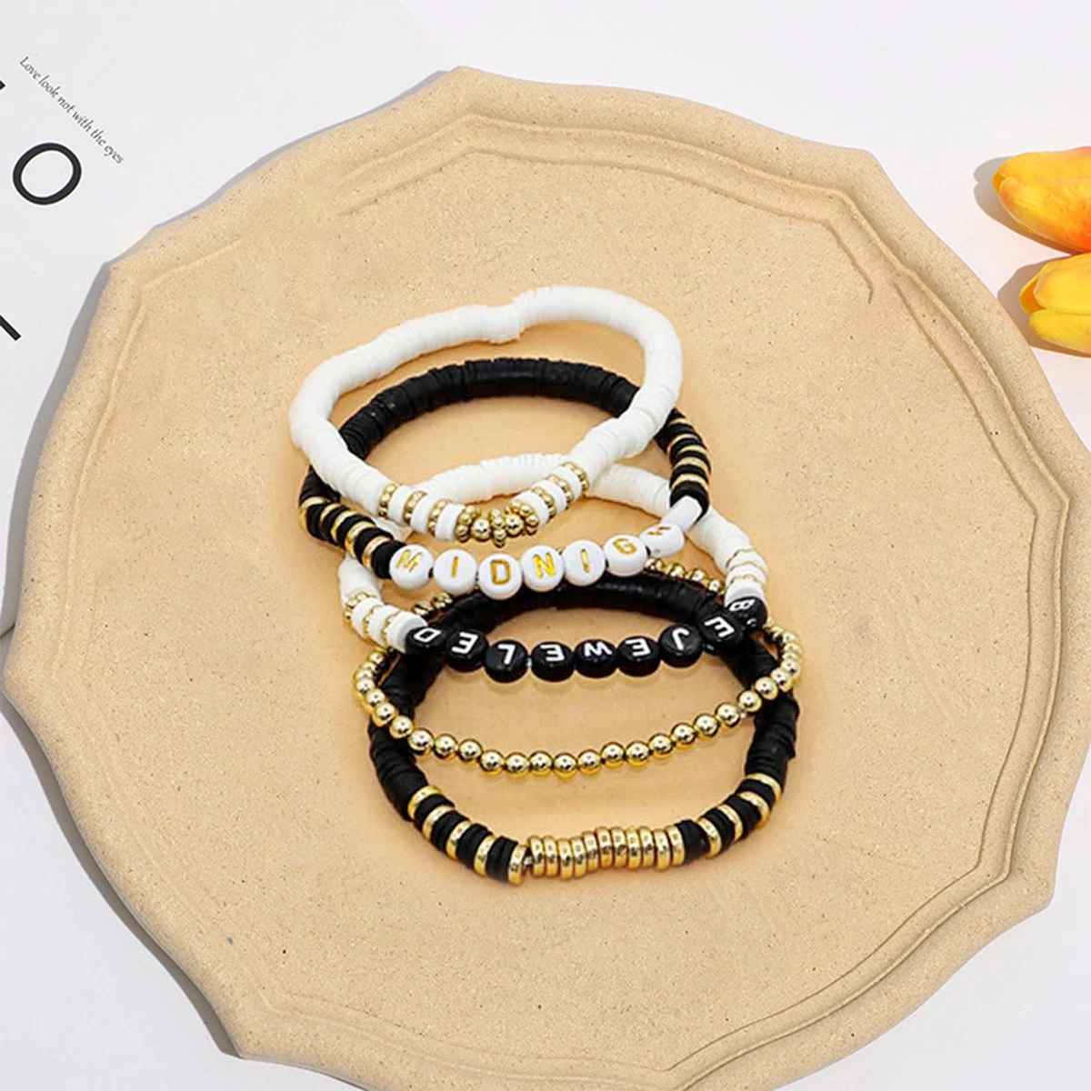 Elastic 2024 braided bracelet