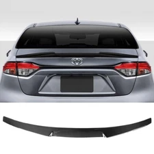 For 2020-2025 Toyota Corolla Sedan CARBON FIBER LOOK JDM Rear Trunk Spoiler Wing