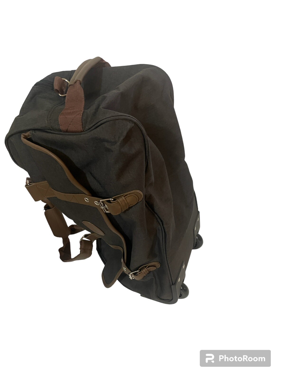 Bella Russo Duffle Tote Bag With Wheels & Shoulder Strap, Great For