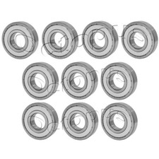 10PC R8 ZZ ABEC1 Metal Shielded Deep Groove Ball Bearing 13 x 28.57 x 8mm