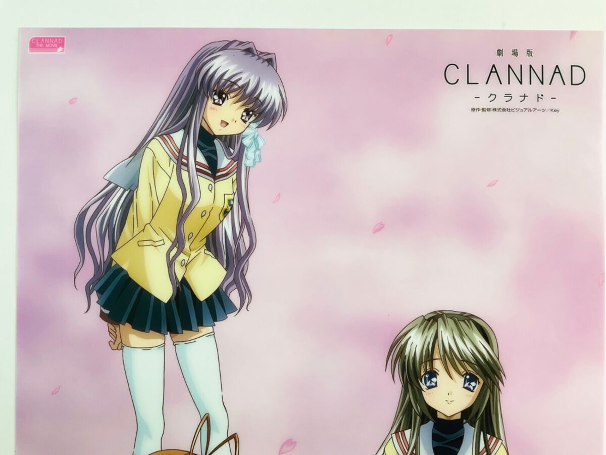 A Wide Variety of Clannad Anime Characters Wall Scroll Hanging Decor  (Tomoyo & Kyou & Nagisa 1) 