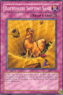 Bottomless Shifting Sand - PGD-043 - Common - 1st Edition x3 - Moderately Played