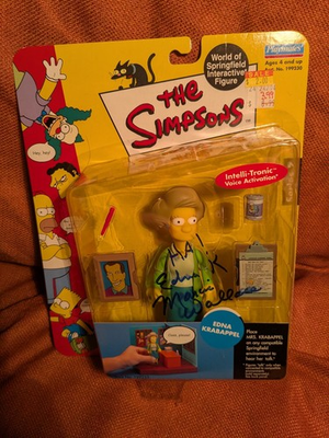 #ad SIGNED By Martha Wallace The Simpsons World of Springfield Edna Krabappel $199.99