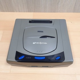 Sega Saturn Console Japan Gray Bundle w/ 2 Controllers 5 Games Gundam V. Fighter