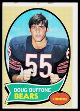 Doug Buffone, 1970 Topps, #163, Chicago Bears, RC