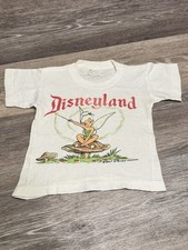 Vintage 1950s Tinker Bell Disney T-Shirt Peter Pan Movie Promo Toddler Rare