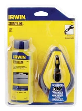 Irwin 1932883 ABS Plastic Strait-Line Speed-Line Blue Chalk Line Reel 100 ft.