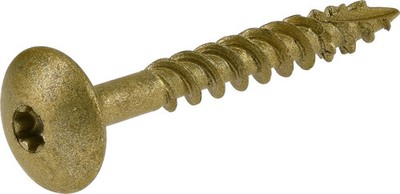 Lag Screws, 1/4'' x 2'', Star Drive Construction Lag Screws, Rust Resistant, 50 pc