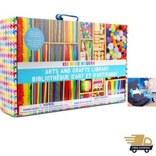 Arts and Craft Kit Creative Supplies Box for Kids 8 DIY Fun Learning