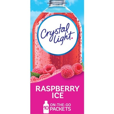 Sugar-Free Raspberry Ice Drink Mix (10 On-the-Go Packets)