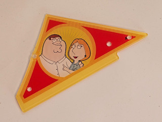 2007 STERN FAMILY GUY PINBALL MACHINE PLAYFIELD PLASTIC PETER & LOIS GRIFFIN