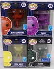 Funko Pop Marvel Avengers Infinity Saga Art Series Black Panther Series lot of 4