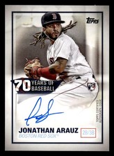 2021 Topps #70YA-JAR Jonathan Arauz 70 Years of Baseball Autographs