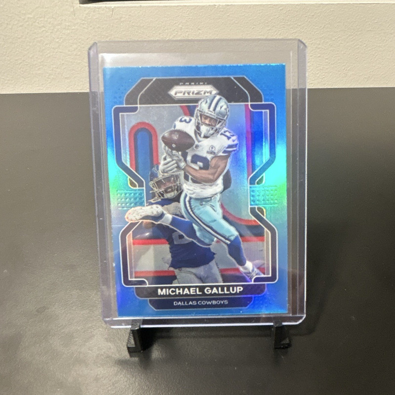 Panini 2021 Prizm Michael Gallup Blue Prizm Dallas Cowboys NFL #240
