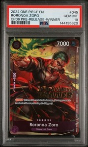 Zoro Pre Release Winner | eBay
