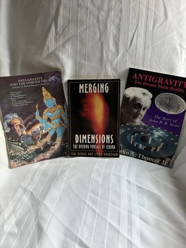 UFO Alien Theme Book Lot - Set Of 3 Oversized Paperbacks Excellent
