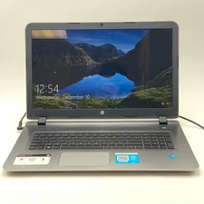 HP Pavilion Notebook 17 Inch Intel Pentium N3700 8GB 1TB Silver Used, Tested Wor