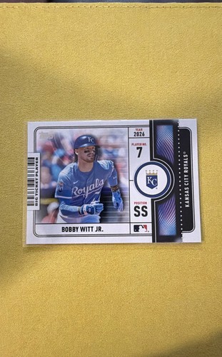 2026 Topps Series 1 Bobby Witt Jr. Base (RAW)
