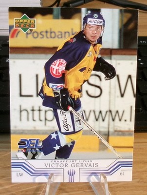 2001-02 Upper Deck DEL - Victor Gervais - Frankfurt Lions #80